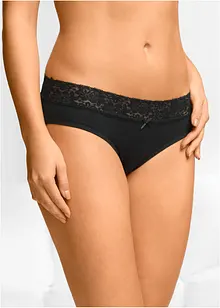 Lot de 5 slips à dentelle, bonprix
