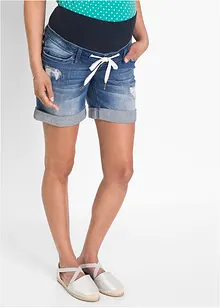 Short en jean de grossesse avec cordon, bpc bonprix collection