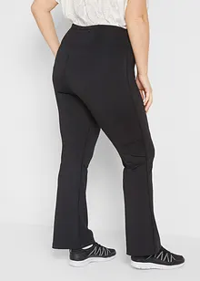 Pantalon de sport sculptant, évasé, bonprix