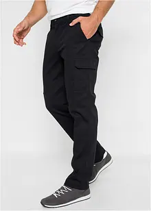 Regular Fit Stretch-Thermo-Cargohose, Straight, bonprix