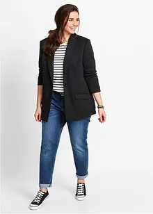 Blazer ample Punto di Roma, manches longues, bonprix