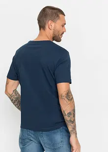 Lot de 2 T-shirts à imprimés sportifs, bonprix