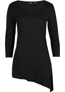 Longshirt mit Seitenschlitzen, asymetrisch, bonprix