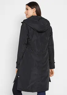 Weit geschnittene Jacke mit Vokuhila- Saum und Schlitzen, leicht wattiert, bonprix