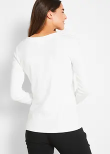 Langarmshirt mit Karree-Ausschnitt (2er Pack), bonprix