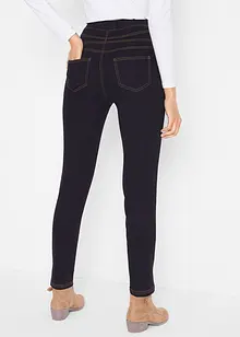 High Waist Jeggings aus leichter, elastischer Thermoqualität mit Bequembund, bonprix