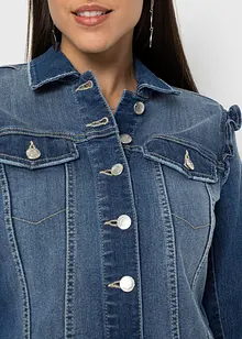 Jeansjacke mit Volants, bonprix