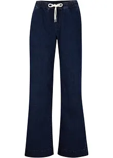 Wide Leg Jeans Mid Waist, Stretch, bonprix