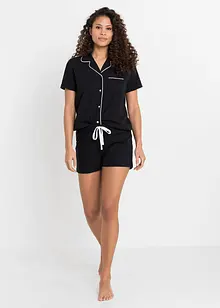 Pyjashort avec patte de boutonnage, bonprix