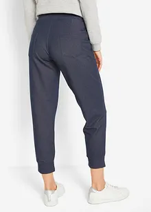 Pantalon 7/8 en molleton aspect jean, bonprix