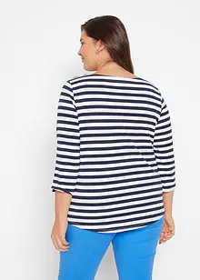 3/4 Shirt mit U-Boot-Ausschnitt, bonprix