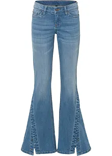 Jean large avec patte de boutonnage, RAINBOW