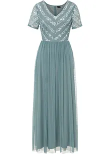 Maxikleid mit Paillettenstickerei, bonprix