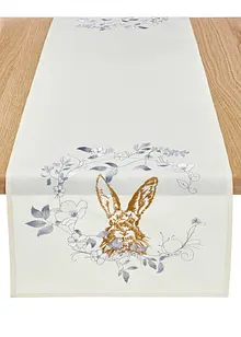 Chemin de table avec motif lapin brillant, bpc living bonprix collection