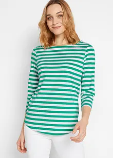 3/4 Shirt mit U-Boot-Ausschnitt, bonprix