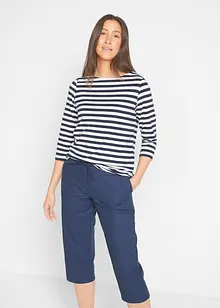 3/4 Shirt mit U-Boot-Ausschnitt, bonprix