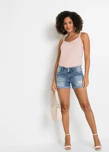 Short en jean taille mi-haute, bonprix