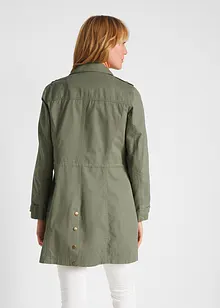 Baumwoll Parka im Utility Stil, halblang, bonprix