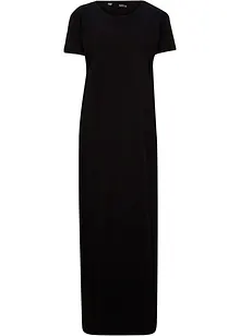 Baumwoll-Maxikleid mit Schlitz, bonprix