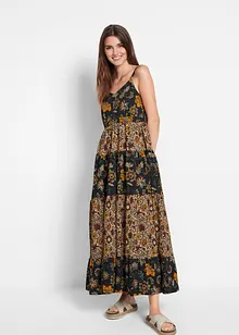 Maxikleid mit Volants, bonprix