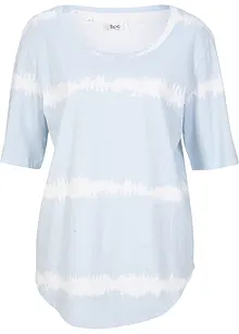 T-shirt coton avec imprimé batik, manches 1/2, bonprix