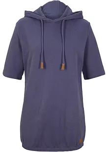 Kapuzensweatshirt, Halbarm, bonprix