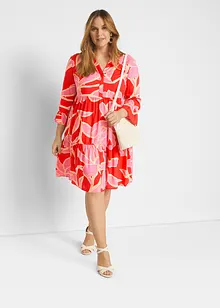 Tunika-Kleid aus fließender Viskose, bonprix