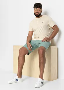 Henleyshirt (3er Pack) aus reiner Bio-Baumwolle, bonprix