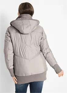 Veste matelassée à finitions élastiquées et capuche, bonprix