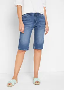 Jeans Bermuda Mid Waist, Stretch, bonprix