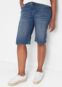 Jeans Bermuda Mid Waist, Stretch, bonprix