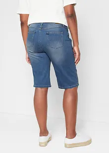 Jeans Bermuda Mid Waist, Stretch, bonprix