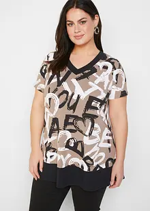 Long-Shirt mit Kurzarm, bonprix