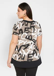Long-Shirt mit Kurzarm, bonprix