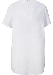 Tunique longue en gaze 100% coton, bonprix