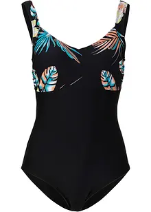 Maillot 1 pièce sculptant en polyamide, maintien modéré, bonprix