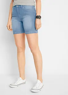 Jeansshorts Slim Fit Mid Waist, 2er Pack, bonprix