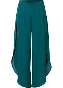 Pantalon palazzo avec fente, bonprix