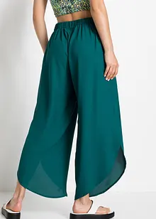 Pantalon palazzo avec fente, bonprix