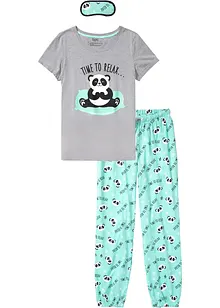 Pyjama mit Schlafmaske, bonprix