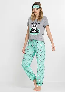 Pyjama mit Schlafmaske, bonprix