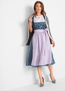 Dirndl mit Schürze in Midilänge (2-tlg. Set), bonprix