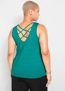 Jersey-Top mit Rückendetail, bonprix