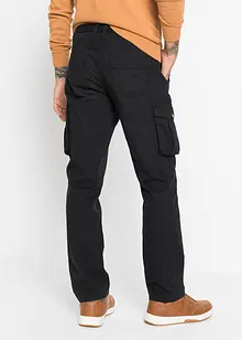 Regular Fit Cargohose aus reiner Baumwolle, Straight, bonprix