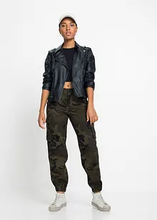 Cargohose mit Camouflage Druck, bonprix