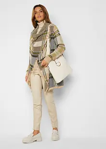 Longstrickjacke mit Fransen, bonprix