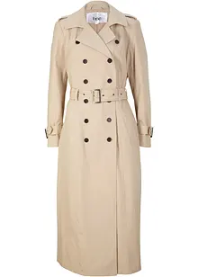 Long-Trenchcoat mit Taillengürtel, bonprix