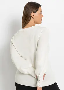 Pullover mit Schmuckknöpfen, bonprix