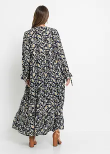 Robe longue imprimée en viscose, bonprix