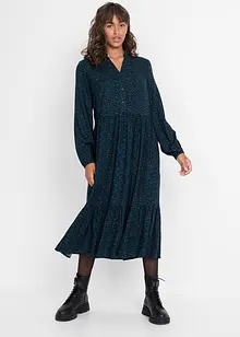 Robe-chemise avec motif léopard, bonprix